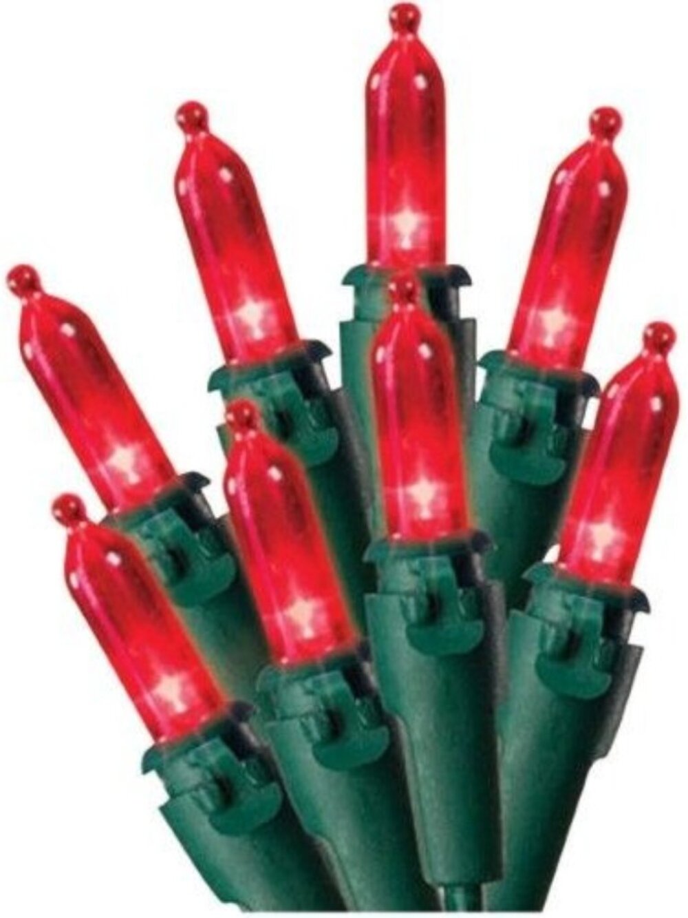 Celebrations Red LED String Light Indoor Outdoor 100 ct Christmas Holiday 24 ft